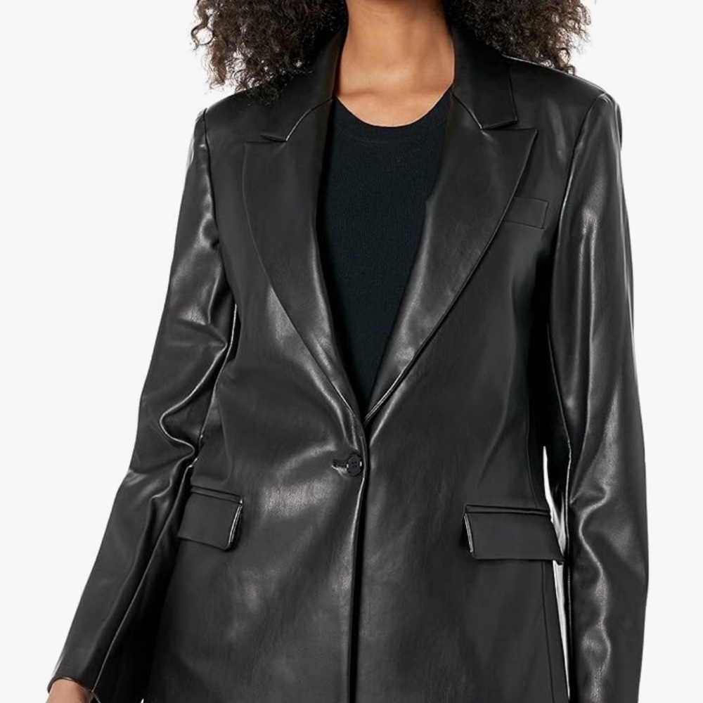 Women Danielle Lambskin long Leather Walking Coat